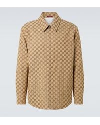 Gucci - Gg Shirt Jacket - Lyst