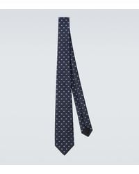 Gucci - Double G Silk Jacquard Tie - Lyst