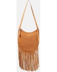 Coperni - Fringed Suede Shoulder Bag - Lyst