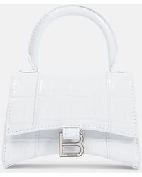 Balenciaga - Hourglass Mini Leather Crossbody Bag - Lyst
