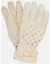 Goldbergh - Glisten Studded Leather Ski Gloves - Lyst