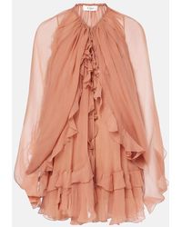 Chloé - Cape Aus Seide - Lyst