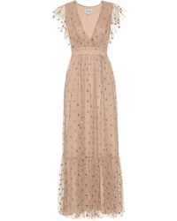 Temperley London Fortuna Tulle Dress - Natural