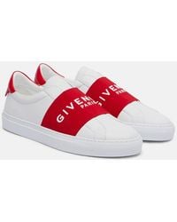 Givenchy - Urban Street Logo Leather Slip-On Sneakers - Lyst