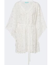 Melissa Odabash - Petra Floral Sheer Lace Kaftan - Lyst