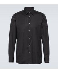 Zegna - Cotton Oxford Shirt - Lyst