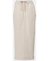 Isabel Marant - Midirock Noreen Aus Baumwoll-Jersey - Lyst