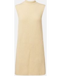 Jil Sander - Oversize-Pullunder Aus Wolle - Lyst