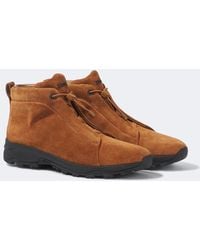 ZEGNA - Ankle Boots Triple Stitch Vetta Aus Veloursleder - Lyst