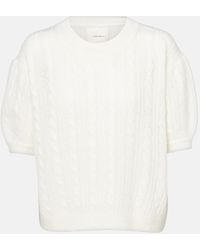 Lisa Yang - Kenzie Cable-Knit Cashmere And Silk Sweater - Lyst