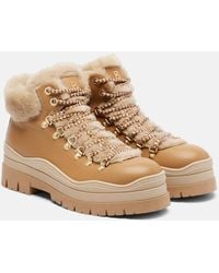 Bogner - Arosa Leather And Shearling Ankle Boots - Lyst