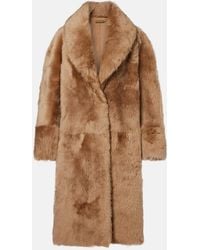 Nour Hammour - Anais Shearling Coat - Lyst