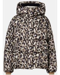 Fusalp - Ada Leopard-Print Down Ski Jacket - Lyst