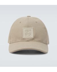 Loewe - Anagram Cotton Canvas Baseball Cap - Lyst