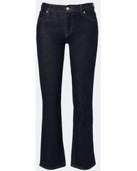 FRAME - Cigarette Cropped Straight Jeans - Lyst
