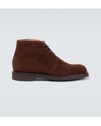 John Lobb - Dixter Suede Desert Boots - Lyst