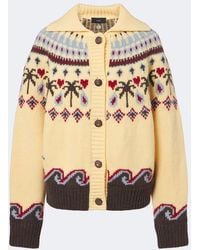 Alanui - Sweet Winter Virgin Wool Cardigan - Lyst