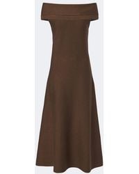 Jonathan Simkhai - Camilla Off-Shoulder Wool Midi Dress - Lyst