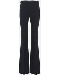 Alexander McQueen - Mid-rise Flared Pants - Lyst