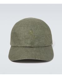 Loro Piana - Logo Linen Hat - Lyst