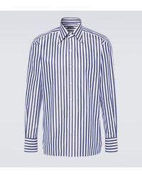 Tom Ford - Grand Bangle Striped Cotton Shirt - Lyst