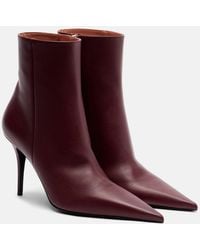 AMINA MUADDI - Ankle Boots Barbara 90 Aus Leder - Lyst