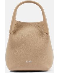 Loro Piana - Bale Micro Leather Tote Bag - Lyst