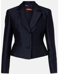 Max Mara - Piera Cotton-Blend Blazer - Lyst