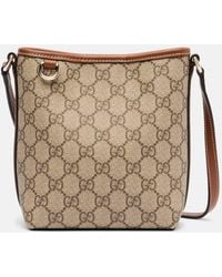 Gucci - Gg Emblem Small Bucket Bag - Lyst