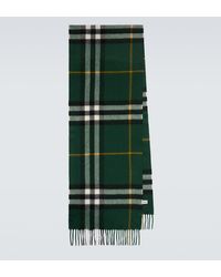 Burberry - Schal Check Aus Kaschmir - Lyst