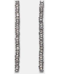Suzanne Kalan - Boucles D'Oreilles Savannah Mili En Or Blanc 18 Ct Et Diamants - Lyst