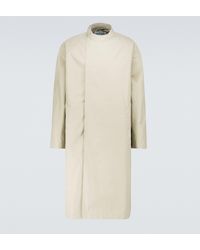Loewe Cotton Overcoat - Natural