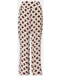 RIXO London - Pantalon Ample Isotta Imprime - Lyst