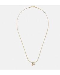 Roxanne First - 14Kt Pendant Necklace With Diamonds - Lyst