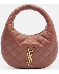 Saint Laurent - Icarino Baby Quilted Leather Top-Handle Bag - Lyst