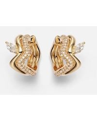 SHAY - 18Kt Earrings With Diamonds - Lyst