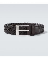 Lardini - Braided Leather Belt - Lyst