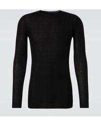 Rick Owens - Ribbed-Knit Virgin Wool Sweater - Lyst