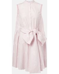 Erdem - Miniabito Con Fiocco - Lyst