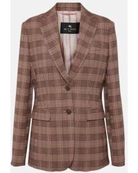 Etro - Blazer Aus Einem Wollgemisch - Lyst