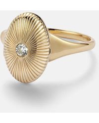 PERSÉE - 9Kt Ring With Diamond - Lyst