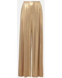 Norma Kamali - Pantaloni A Gamba Larga A Vita Alta - Lyst