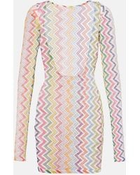 Missoni - Zigzag Lame Beach Dress - Lyst