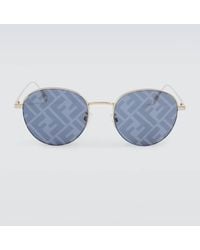 Fendi - Travel Round Sunglasses - Lyst