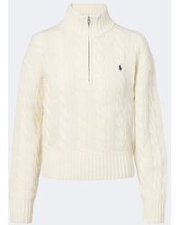 Polo Ralph Lauren - Cable-Knit Wool And Cashmere Sweater - Lyst