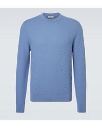 Canali - Cotton And Silk Sweater - Lyst