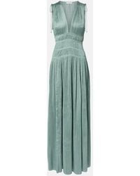 Ulla Johnson - Tasneem Satin Plisse Gown - Lyst