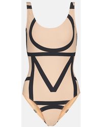 TOTEME - Logo Swimsuit - Lyst