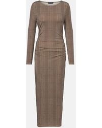 Veronica Beard - Robe Midi Charissa A Carreaux - Lyst