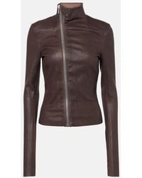 Rick Owens - Gary Leather Jacket - Lyst